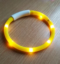 Pet-Supplies Leash Dog-Accessories Led-Collar Flashing Small Dog Night-Safety Rechargeable