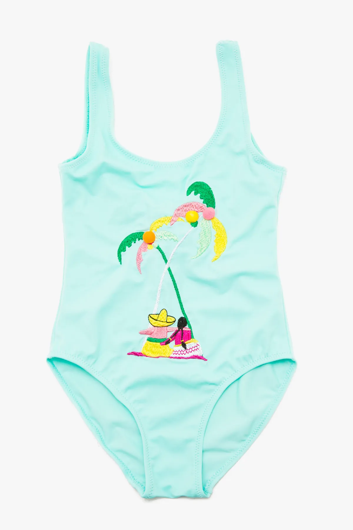 

Coton Kids Turquoise Female Child Swimwear 7Ykg85133Bm782