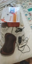 Cojín de masaje eléctrico para coche y hogar, almohada multifuncional de masaje, masajeador para cabeza, cuello, espalda y cintura