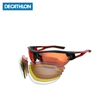 СОЛНЦЕЗАЩИТНЫЕ ОЧКИ ДЛЯ ГОРНОГО ВЕЛОСИПЕДА XC 100+ 4 КОМПЛЕКТА ЛИНЗ ROCKRIDER, Decathlon