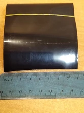 Ancho 17mm ~ 80mm 18650 batería de litio Tubo termorretráctil Li-Ion de la piel de la cubierta película de PVC Termocontraíble manga de aislamiento funda