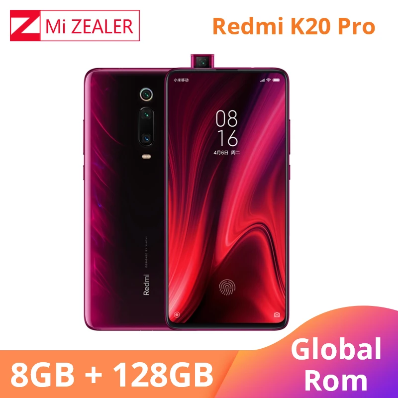 

Global ROM Original Xiaomi Redmi K20 Pro 8GB RAM 128GB Snapdragon 855 Octa Core13+48MP Triple Cameras 4000mAh 6.39'' Smartphone