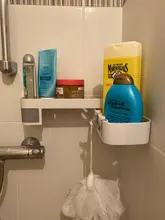 Organizer Shower-Shelf-Holder Storage-Rack Wall-Mounted Bathroom-Shampoo Corner 4 Kitchen