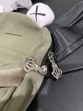 Personalidad niña pequeña bolsa marea de dibujos animados lindo de la rana bolsa de mensajero bolso Unisex bolso de hombro tipo bandolera mujeres bolso