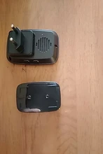 Timbre inalámbrico sin batería, luz led con enchufe europeo, resistente al agua, largo alcance de 300m, inteligente, 433mhz