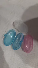 Mordedor para bebé, productos para bebé, juego de dedos para bebé, cepillo de dientes, limpieza Oral, dedo de silicona suave, saludable, caja gratis