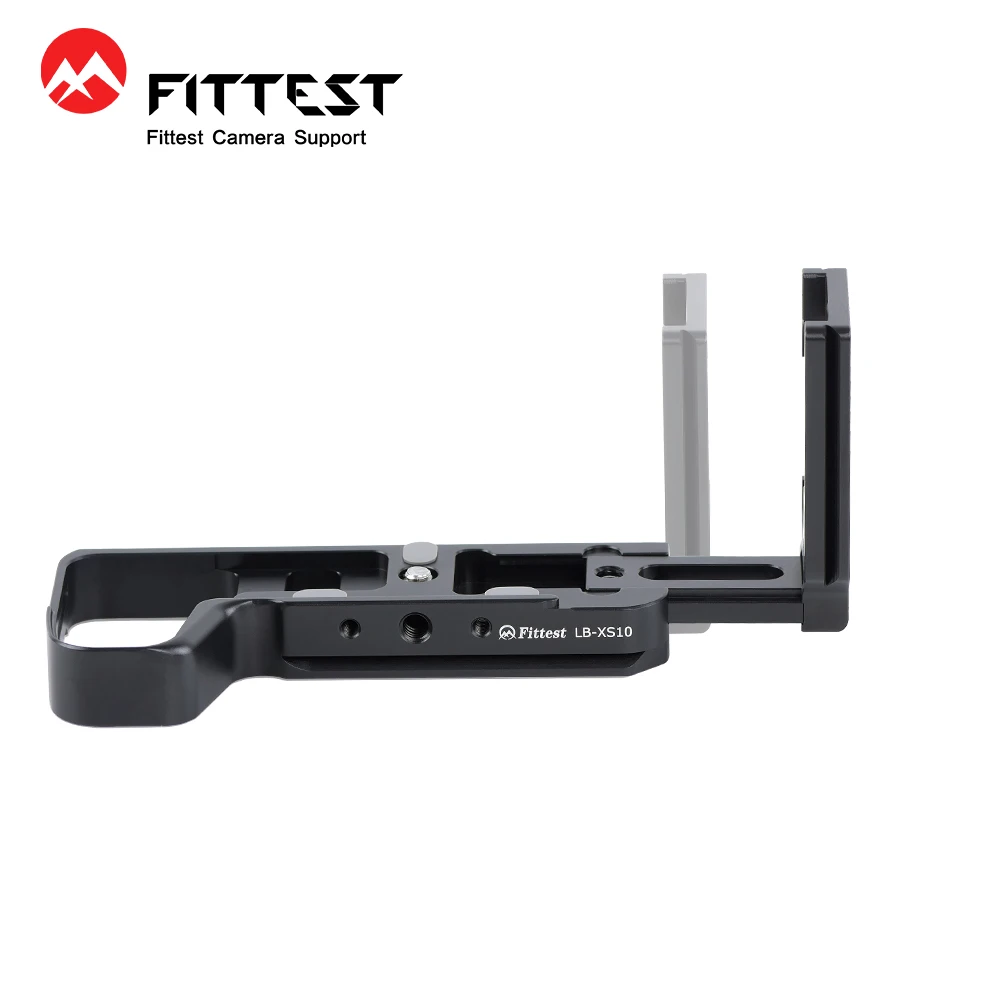 FITTEST Handgrip for Fujifilm X-S10 Camera LB-XS10 Extendable Quick Release L-plate Metal Tripod Mount Cage