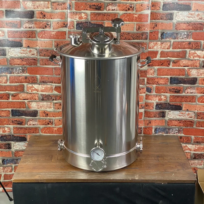 150L Micro Brewery Pot Boiler Tank Fermenter with bell lid Distillation Rectification Sanitary Steel 304 | Дом и сад