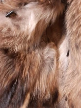 BLUENESSFAIR-Chaqueta larga impermeable de invierno para mujer, abrigo de piel de zorro y mapache Natural, ropa de calle extraíble, 2020