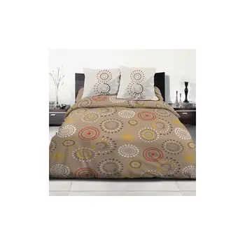 

Adornment quilt cotton 240x260 cm firework Taupe