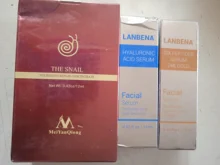 LANBENA-suero facial con vitamina C, ácido hialurónico, acné hidratante de blanqueamiento, para el cuidado de la piel tratamiento reparador, suero para arrugas antienvejecimiento