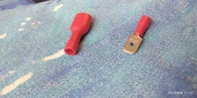 Cable-Plug Connectors Wiring Spade Electrical-Crimp-Terminal Female Insulated FDD 100pcs