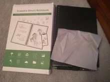 Bloc de notas de papel reutilizable, libreta inteligente borrable, con forro, para usar con bolígrafo, diario de oficina, para dibujo escolar, regalo