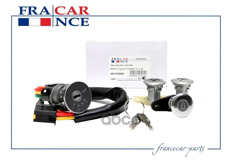 Замок Зажигания С Личинками Francecar Fcr210373 Francecar арт. FCR210373