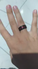Red Opal Dragon-Ring Black Tungsten Carbide Mens Wedding Inlay And