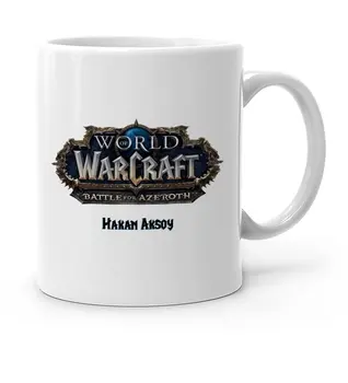 

Personalized the Battle of World of Warcraft Azeroth White Mug Cup-1
