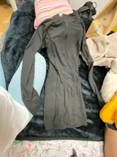 Hirigin-Vestido corto ajustado de talla grande para mujer, ropa Sexy de manga larga para otoño, moda oversize, para Club nocturno fiesta