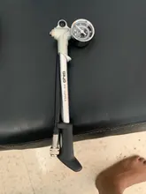 GIYO-Bomba de aire plegable GS-02D de alta presión para bicicleta, hinflador de 300 psi, con palanca, calibrador para horquilla y suspensión trasera, para bicicleta de montaña