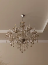 Crystal Chandelier Pendants Indoor-Lamp Tiffany Home-Lighting Living-Room Modern Lustres-De-Cristal-Decoration