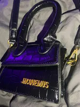 Jacquemus-Mini bolsos cruzados para mujer, bolso de marca famosa, de diseñador de lujo, con patrón de cocodrilo, 2021