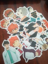 Fridge Stickers Guitar Laptop Anime Haikyuu Motorcycle Waterproof Luggage Travel 20/50pcs/pack