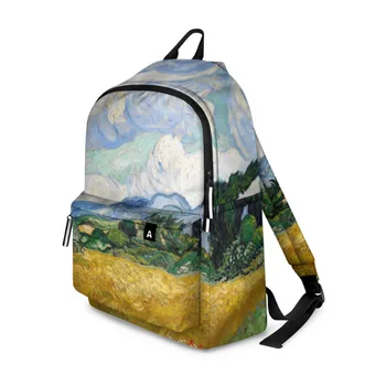 

Backpack 3D Van Gogh painting