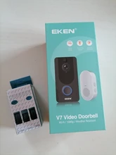 EKEN V7 HD 1080P HD WiFi inteligente timbre Video cámara Visual Intercom de la visión nocturna IP la puerta inalámbrica cámara de seguridad