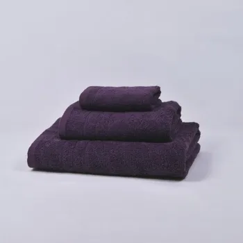 

Towel Set eggplant plain cotton 100%