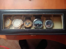 Caja de almacenamiento de reloj de cuero PU para hombre, organizador mecánico con 2/6/10/12 ranuras, expositor de relojes, Cajas de Regalo de joyería