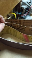 1 pieza 48 /63/72 * 2 correa de lijado A/O para Pulido de metales accesorios de amoladora de correa