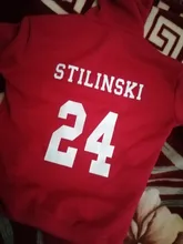 Sudadera con capucha de Teen Wolf para hombre y mujer, ropa deportiva unisex con estampado de Lacrosse y McCall 11, Stilinski 24 y Lahey 14, jersey de chándal de la serie de anime disponible en color rojo