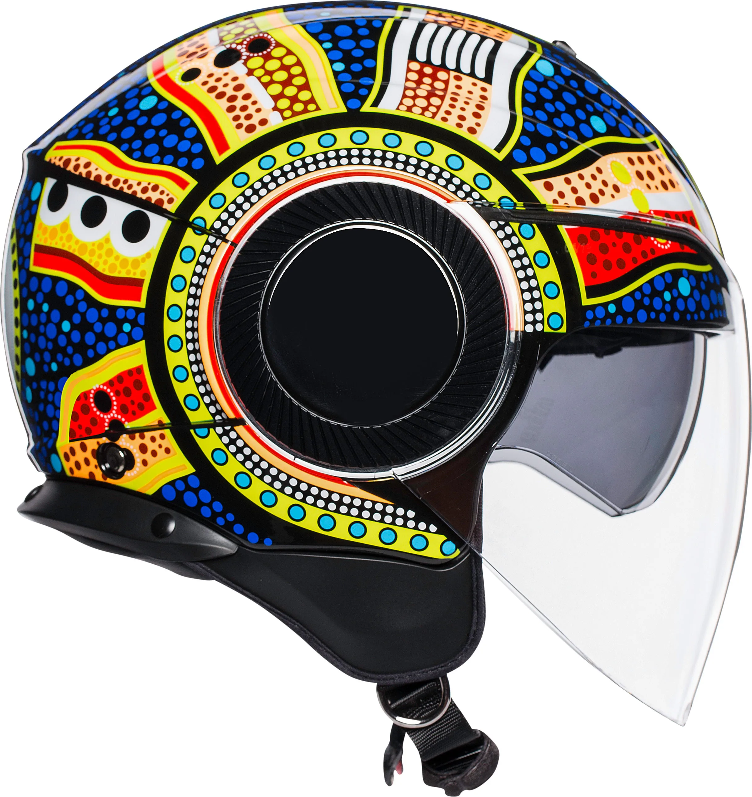 Helm AGV Demijet Orbyt DREAMTIME VALENTINO Rossi 46 Ukuran XS|Helm| -  AliExpress