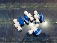 RO Straight 1/4 OD Hose Quick Connection Pipe Control Fittings Plastic Water Ball Valve