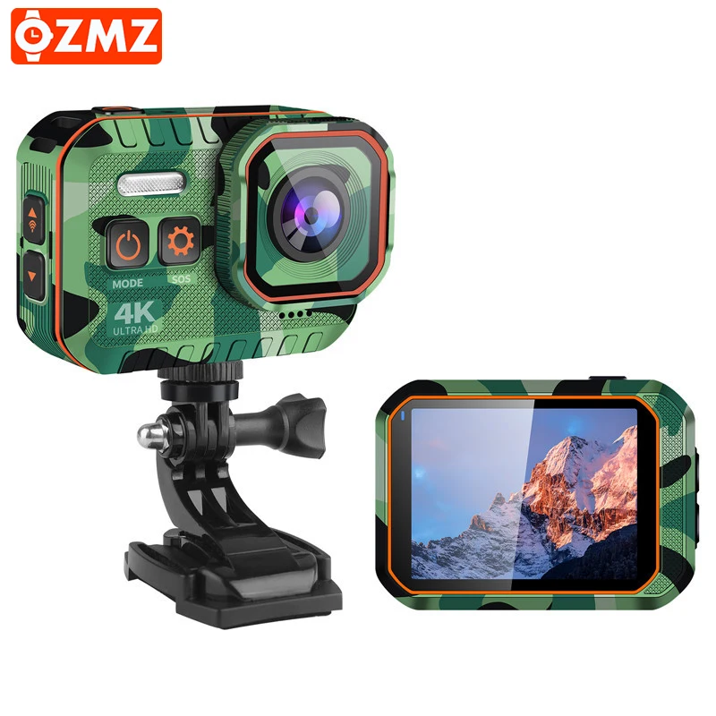 OZMZ Ultra HD 4K Action Camera IP67 Waterproof Underwater 1080p Sport Camera go Extreme pro Cam Drive Recorder Tachograp - ANKUX Tech Co., Ltd