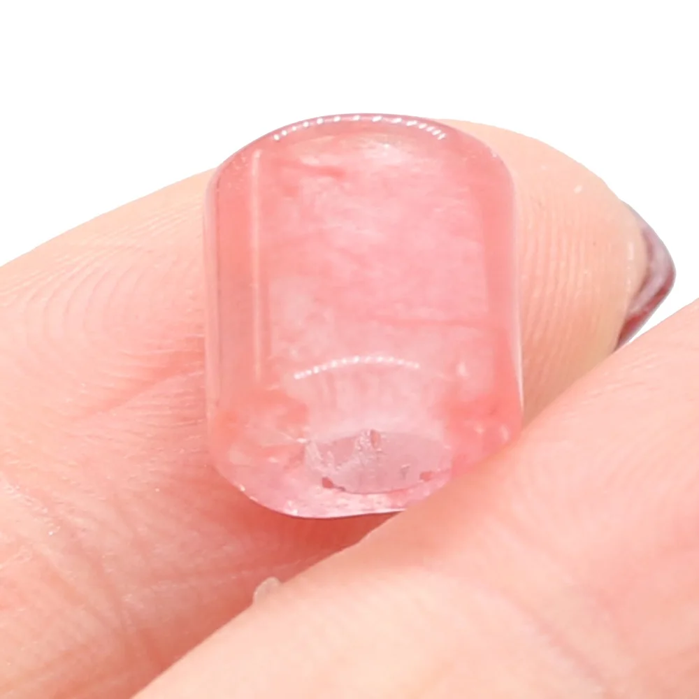 10 개/몫 천연 돌 구슬 DIY 쥬얼리 펜던트 목걸이 구멍 4mm 크기 9x9.5mm 만들기위한 원통형 큰 구멍 마노 비즈