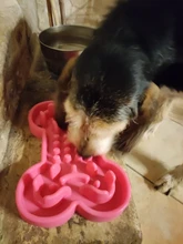 Pet Dog Bowl Healthy Soft rubber Slow Food Feeder Anti Choke travel bowl for Cat dog