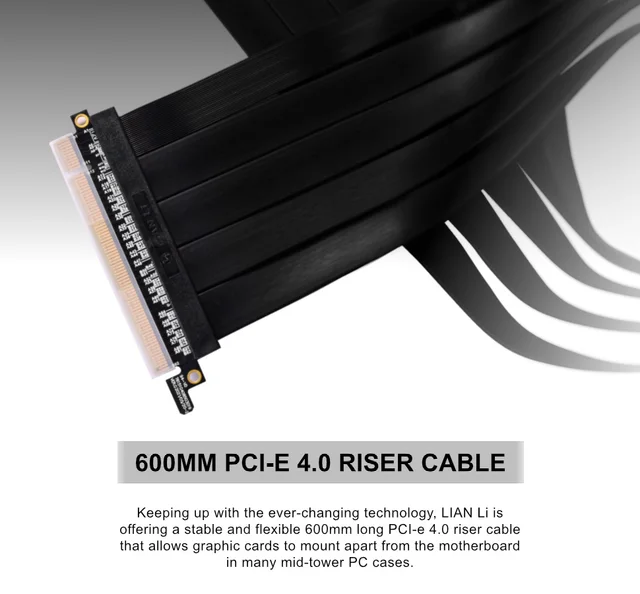 発電機・ポータブル電源 Lian Li PCI-e 5.0 X 16 Riser Cable Amazon.com: Lian Li - PCIE 5.0 Riser Cable Premium PCI-E 16X