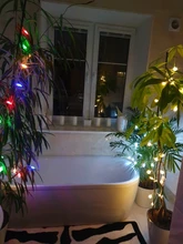 Garlands Lamp Light-String Battery-Powered Christmas-Decorations Home-Fairy-Lights Twinkle