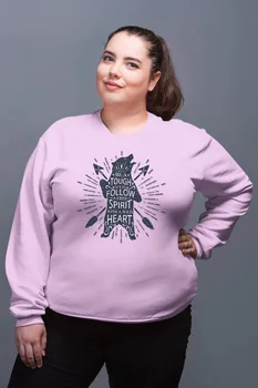 

Angemiel Wear Arrows Inside Bear Pink Women Sweatshirts
