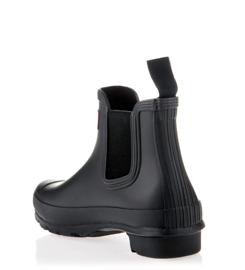 HUNTER ORIGINALES BOTA DE AGUA CHELSEA WFS1043RMA MUJER NEGRA LLUVIA|Botas  a media pantorrilla| - AliExpress