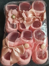 Calcetines antideslizantes de algodón con flores de encaje para bebé recién nacido, calcetines infantiles para el suelo, lazo para niño niña, regalo de primavera para niña, 3 par/lote