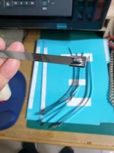 Stainless-Steel Cable-Ties Heat-Straps Zip-Wrap METAL EXHAUST 10PCS Induction-Pipe 250/300/350/400mm