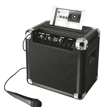 

Wireless speaker trust urban party go bluetooth wireless party speaker-40w-connection headphone/usb-includes microphone