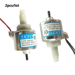 2pcs Oil Pump Power Pump 30DCB 18W 110V 220V For Smoke Fog Machine Accessories Electromagnetic pump Smoke Steam Iron Fogger