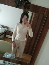 Knitted Sweater Jumper Pull Winter Tops Basic Turtleneck Women Korean Warm Autumn Slim