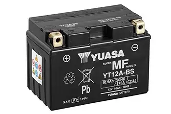 

Yuasa YT12A-BS(WC) maintenance-free battery 12v 10Ah, battery terminals, 12v motorcycle battery, motorcycle battery, 12v, motorcycle battery, battery