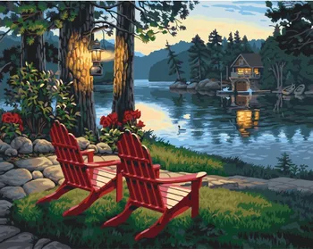 

Painting by numbers GX 27814 place to rest 40*50