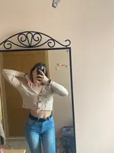 Knit Cardigan Short Sweter Women Jacket High-Waist Solid-Color Winter New Small Autumn