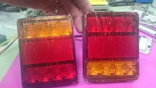 Tail-Light Trailer-Truck Rear-Parts Lamps-Pair Car Led Waterproof 12V 8 for IP65 2pcs