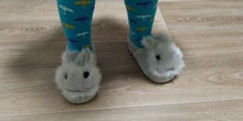 Shoes Kids Kocotree Home Slippers Rabbit-Ears Girls Baby Children Plush-Ball Boys Cute